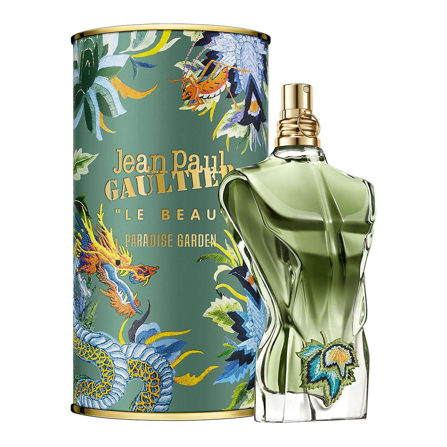 Jean Paul Gaultier Le Beau Paradise Garden Eau de Parfum for men, 4.2 Ounce